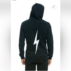 Aviator Nation Black Label with Yellow & Orange Sun Graphic